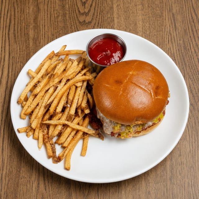 Southern Reuben Burger.